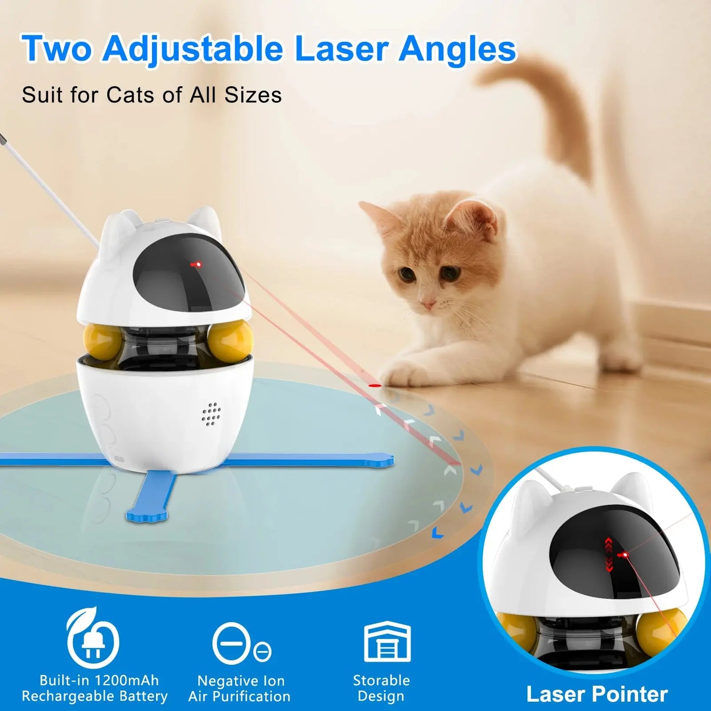 PawGlow 3-in-1 Cat Toy – Chase, Pounce & Play! Shop1103260006 Store