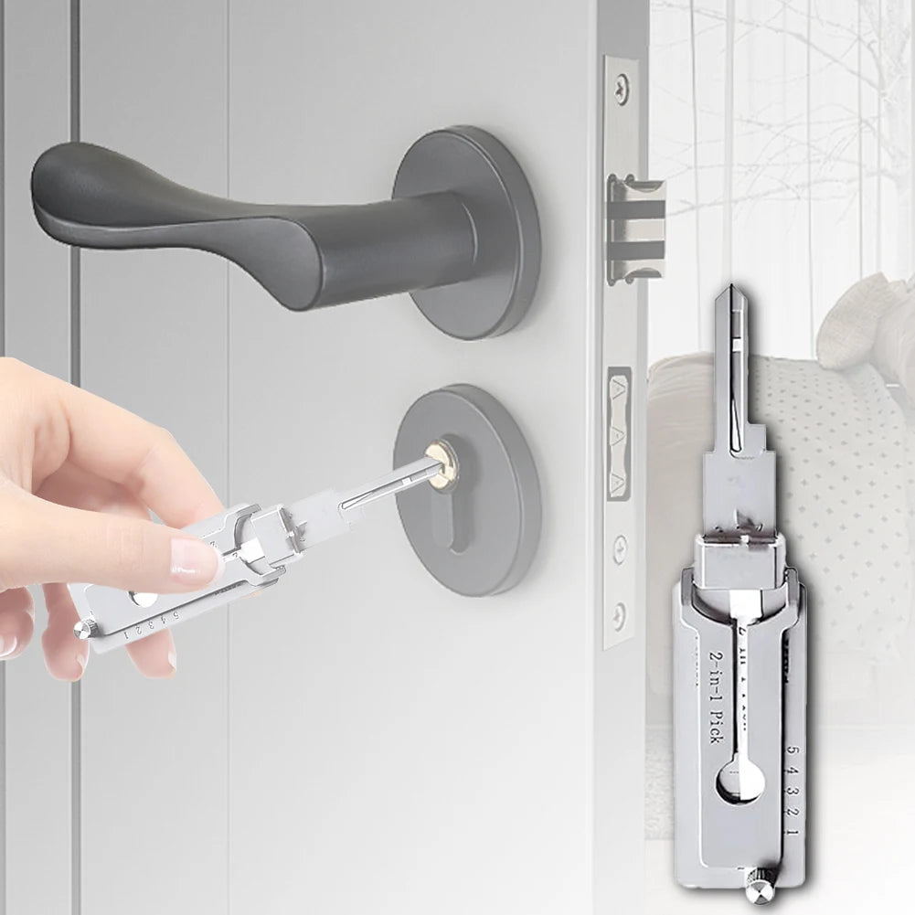 Desbloqueo fácil: Decodificador de llave de acero inoxidable