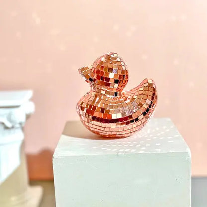 Disco Duck Bedroom Decoration Handmade Mirror Disco Ball Duck Shape AliExpress