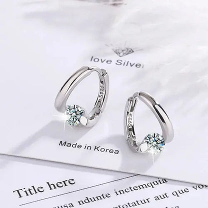 Women's Delicate Acupuncture Points Weight Loss Earrings Cubic