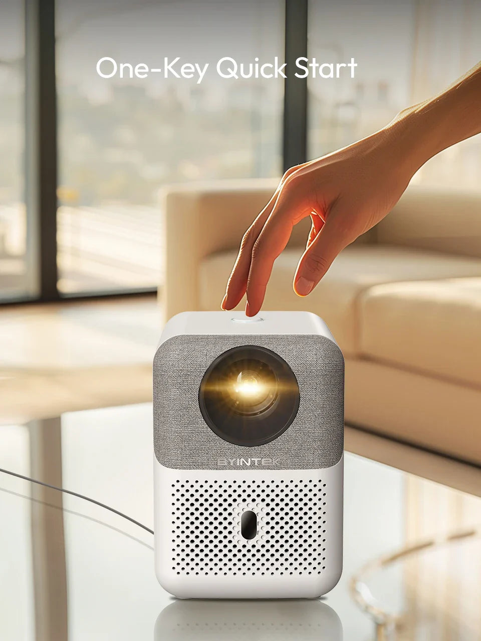 BYINTEK LOVE U4 Smart Mini Home Theater Projector 4K 1080P Video Android WIFI for Smartphone Cinema South Bay Evans General Store
