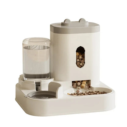 Automatic Feeder Cat Dog Food Bowl With Water Fountain Pet Large Capacity Raised Stand Dish Bowl For Cat Drinker Accessories AliFree Day Store