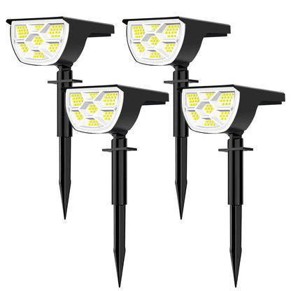 1/2/4PCS Solar Spot Light 68/72 LED Outdoor Garden Solar Landscape