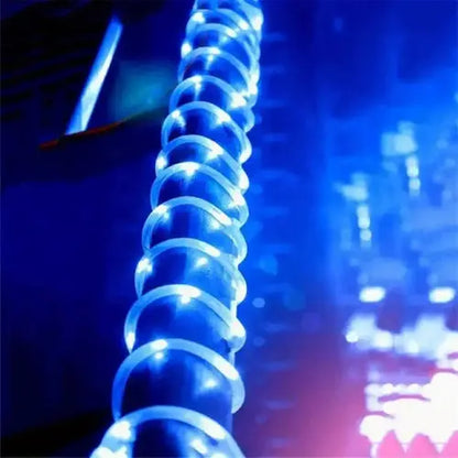 1pc Solar LED String Light 50LED Tube Rope String Lights With 8 Modes AliExpress