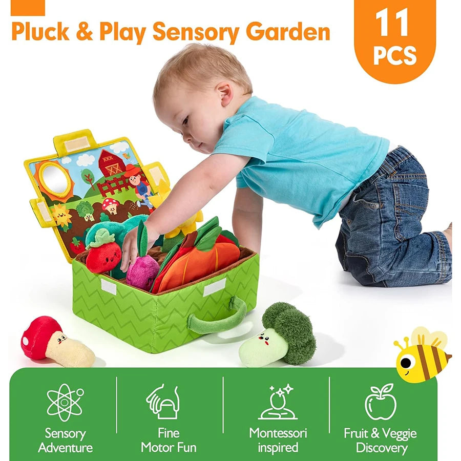 VeggieFun™ Sensory Garden 🌽✨ — Hands-On Learning for Babies