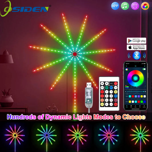 Smart Fireworks Light Show – Sync to Music via App, No Fireworks Needed!