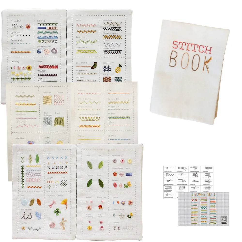 StitchCraft™ DIY Embroidery Book 🪡📘