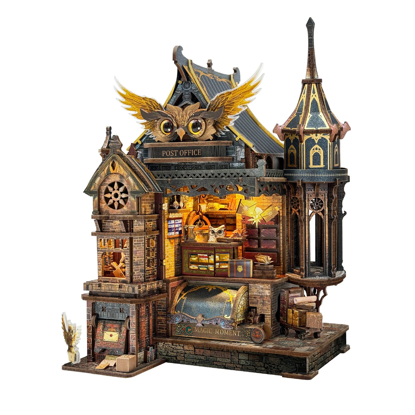 OwlPost™ 3D Puzzle 🦉✨ — Build Your Own Miniature Masterpiece