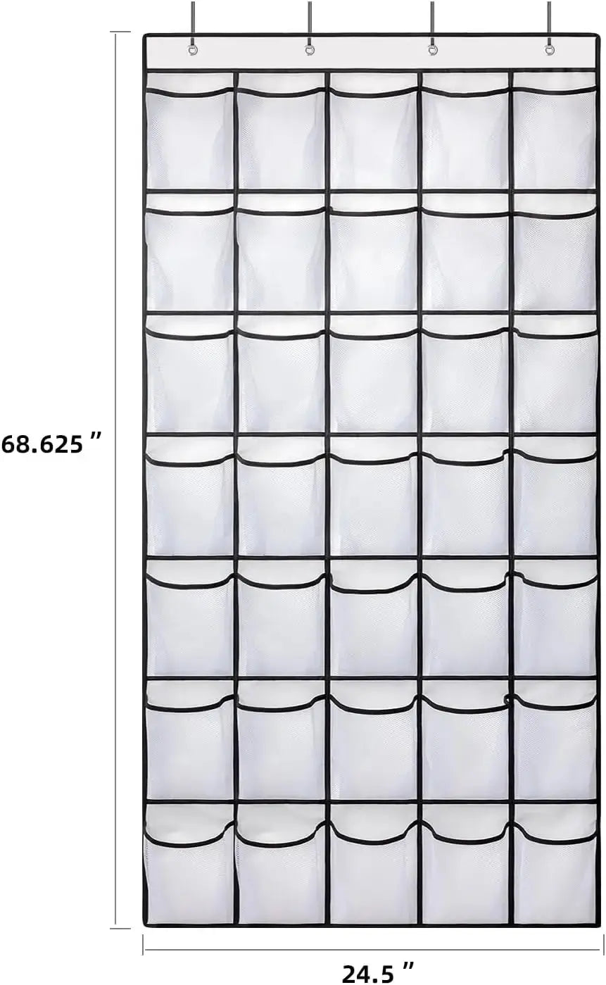 35 Pocket Wall-mounted Sundries Shoe Organiser Closet Storage Shoe