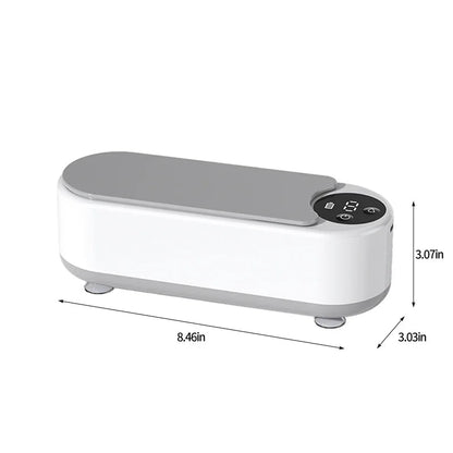 Portable Household Cleaning Machine, 450ml Clean Pod Ultrasonic Cleaner, Jewelry Cleaner Machine for Ring, Glasses, Makeup Brush Stone's Store