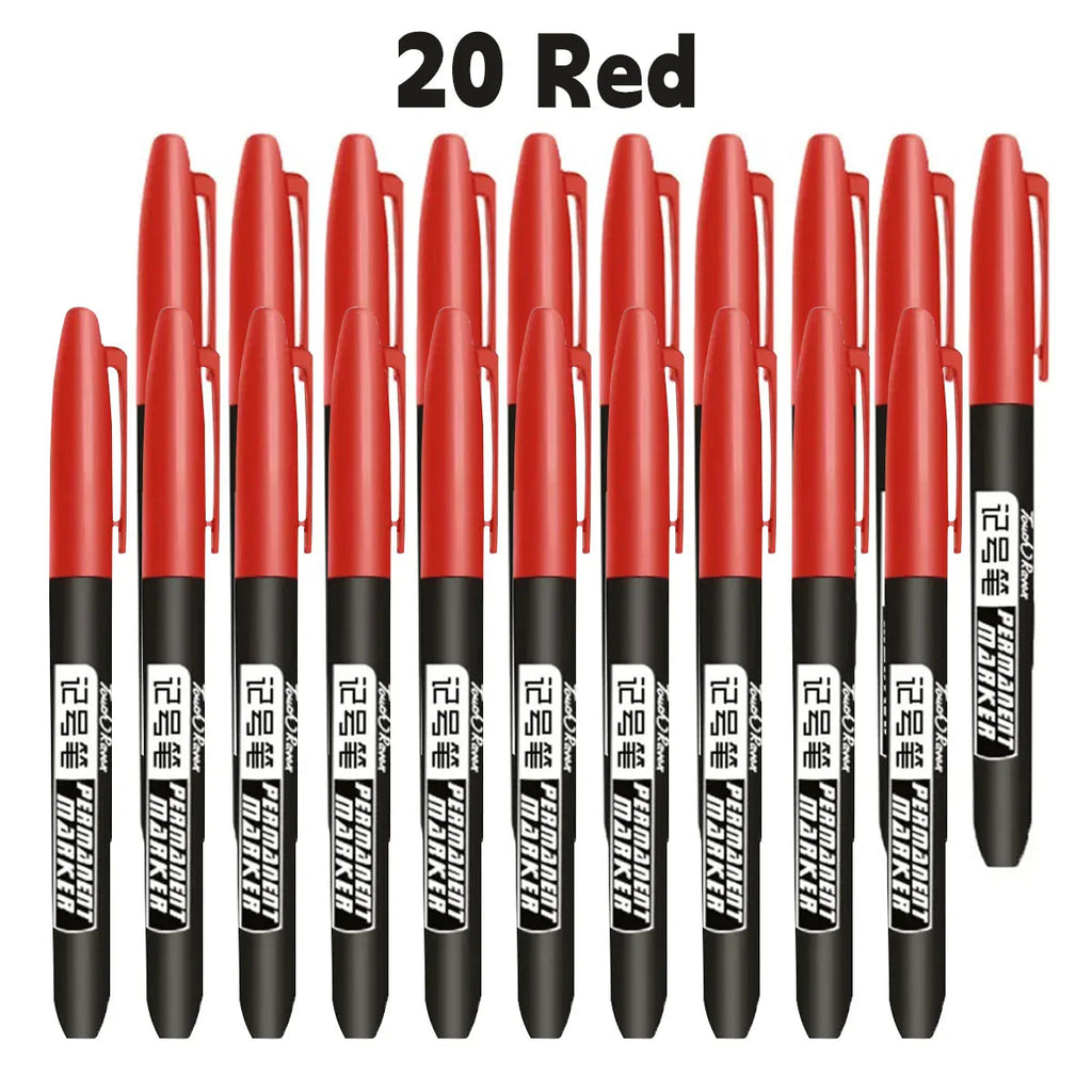 Permanent Marker Pen Manga Drawing Markers Black Blue Red Waterproof Ink Sketch Pens Stationery Art School Supplies Tiptop Co., LTD.