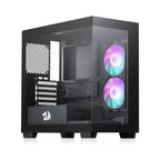 Redragon GC218M Gaming Back-Mounted PC Case, M-ATX Computer Chassis 2 x 120mm Fans Pre-Installed & High Airflow Perforated Panel REDRAGON Online Store