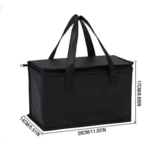 Portable Food Delivery Bag Lunch Cooler Bag Folding Insulation Picnic