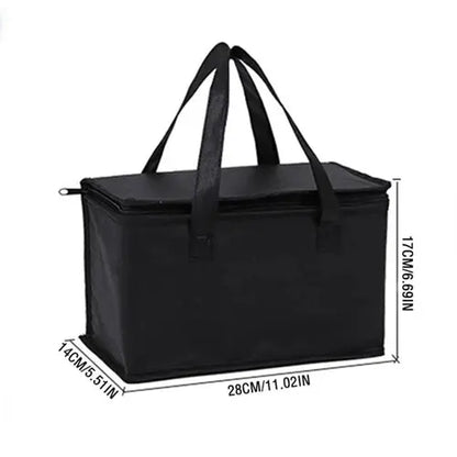 Portable Food Delivery Bag Lunch Cooler Bag Folding Insulation Picnic