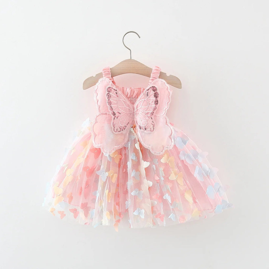 Summer Kids' Skirt Little Girl Summer Cute Bow Suspenders Princess Dress Summer Girl Dress 2853 Stone's Store