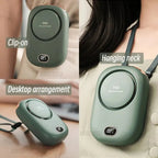 Portable Hanging Neck Fan Mini Cooling Waist Fans Bladeless USB Rechargeable Sports Cooler Fan For Outdoor Sports Travel Stone's Store