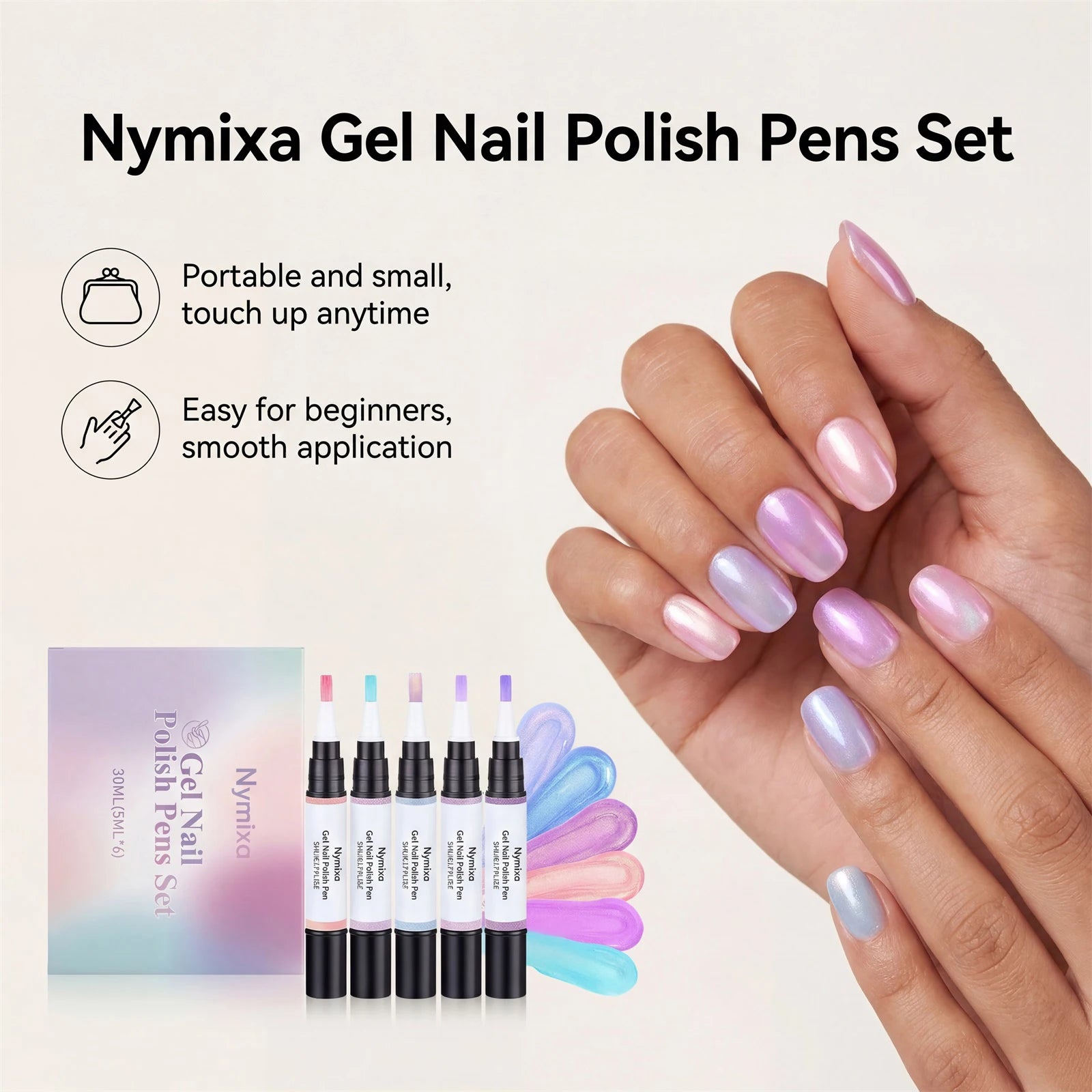 GlamGel™ Nail Pen Set 💅✨ — Salon Nails in One Easy Step