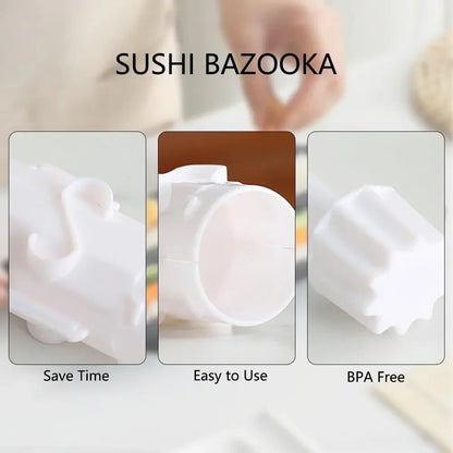 Sushi Bazooka with Sushi Bamboo Rolling Mat, Beginner Sushi Making Kit AliExpress