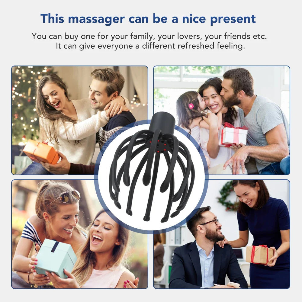 Electric Octopus Claw Scalp Massager Beatydada Store