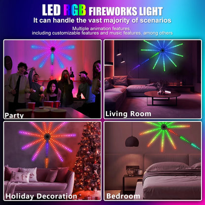 Smart Fireworks Light Show – Sync to Music via App, No Fireworks Needed!