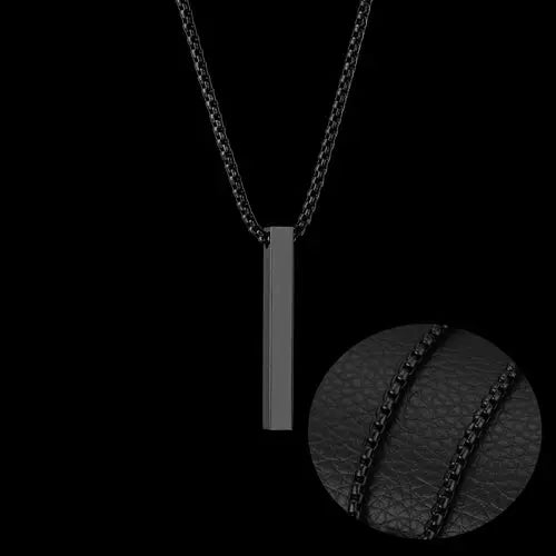 Atoztide New Engraved Date Necklaces Name for Women Stainless Steel