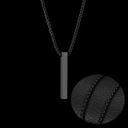 Atoztide New Engraved Date Necklaces Name for Women Stainless Steel