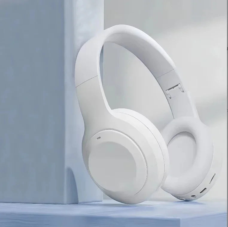 Auriculares inalámbricos Bluetooth 5.3 – Estéreo Hi-Fi plegables con micrófono y cancelación de ruido para juegos y música