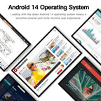 2025 New P60 Pro 5G Dual Tablet Android 14 16GB + 1TB kids Tablet 12 Inch HD Screen 20000mAh Tab Tablets PC With keyboard Laptop Hi - TechPhone Depot Store