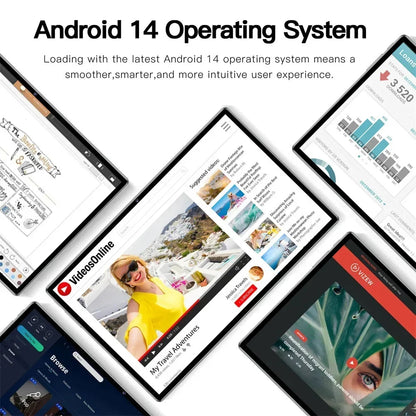 2025 New P60 Pro 5G Dual Tablet Android 14 16GB + 1TB kids Tablet 12 Inch HD Screen 20000mAh Tab Tablets PC With keyboard Laptop Hi - TechPhone Depot Store