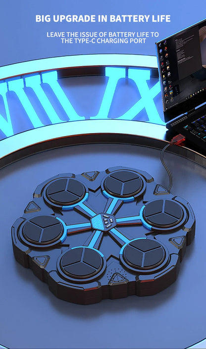 Smart Bluetooth Music Boxing Machine,Decompression,Fighting Fitness Home Boxing Wall Target Boxing Trainer Boxing Accessories Ponerait Benzhou Store