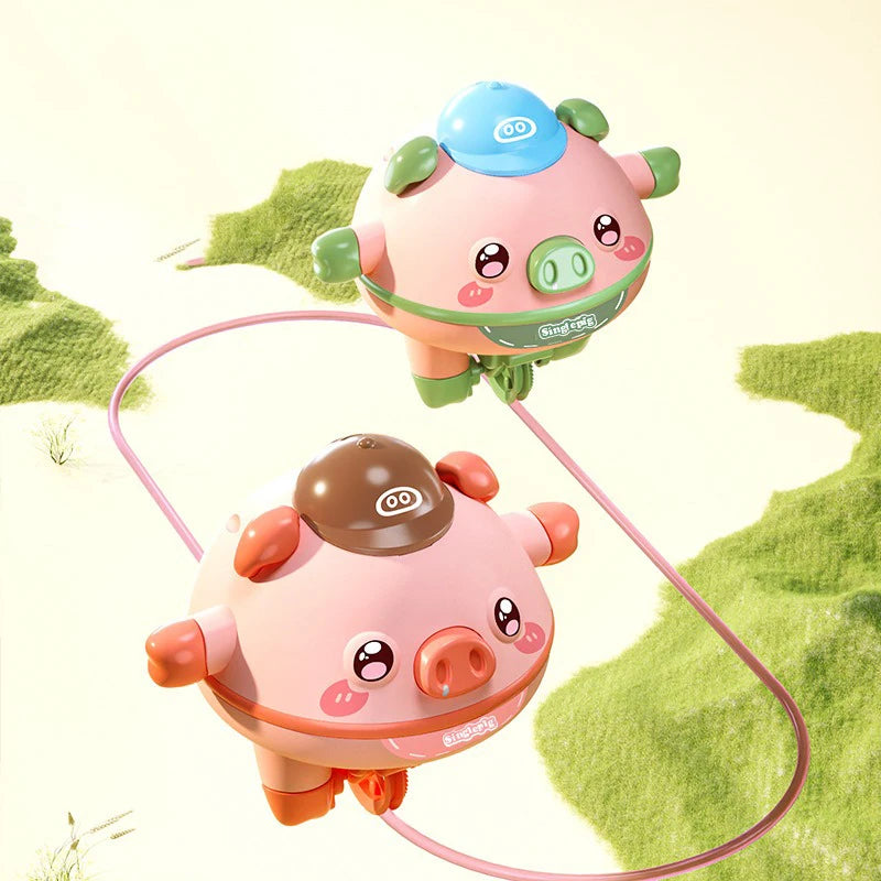 Funny Tumbler Balance Pig Gyroscope One Piece Unicycle Girl Boy Cute Novelty Tightrope Walking Black Technology Puzzle Toys BEIGNETS Toy Store