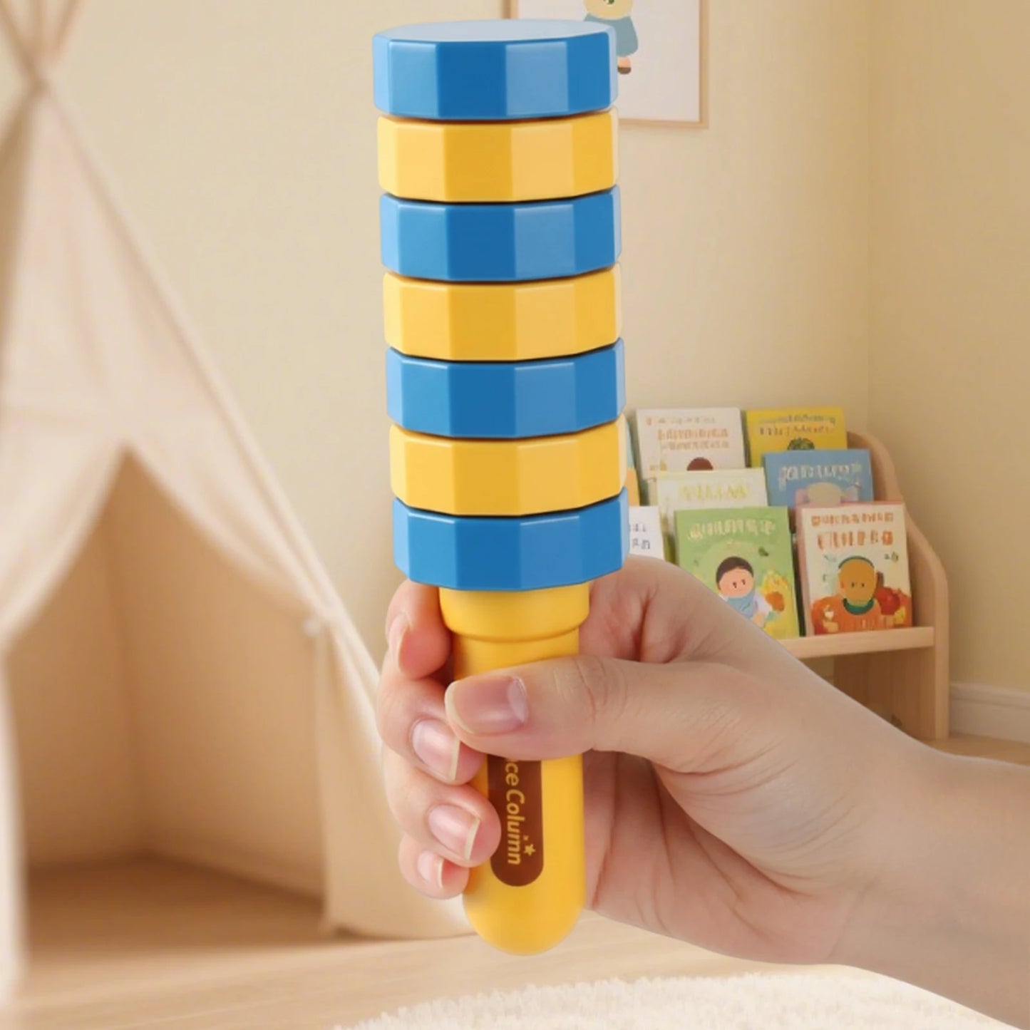 BalanceBuddy™ Wooden Stacking Challenge