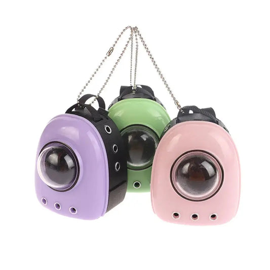 1PCS 1:6 Doll Mini Backpack Key Chain Space Bag For Dollhouse Scene