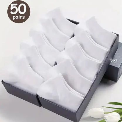 10/20/30/40/50 Pairs Of Breathable Deodorant Men's Low Cut Ankle Socks AliExpress