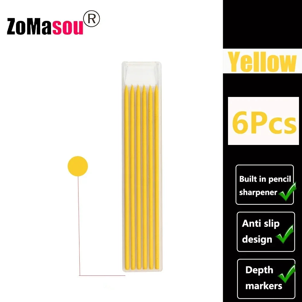 PrecisionMark Carpenter Pencil: Sharp Lines, Every Time! Zomasou Factory Store