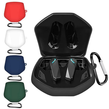 Headphone Storage Case For Lenovo GM2 PRO Wireless Headset Cover Silicone Carry Bag Shockproof Earphone Protector with Carabiner South Bay Evans General Store
