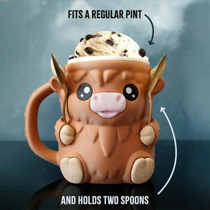 MooScoop™ Holder: Keeps Pints Cold, Hands Cozy 🐮🍦