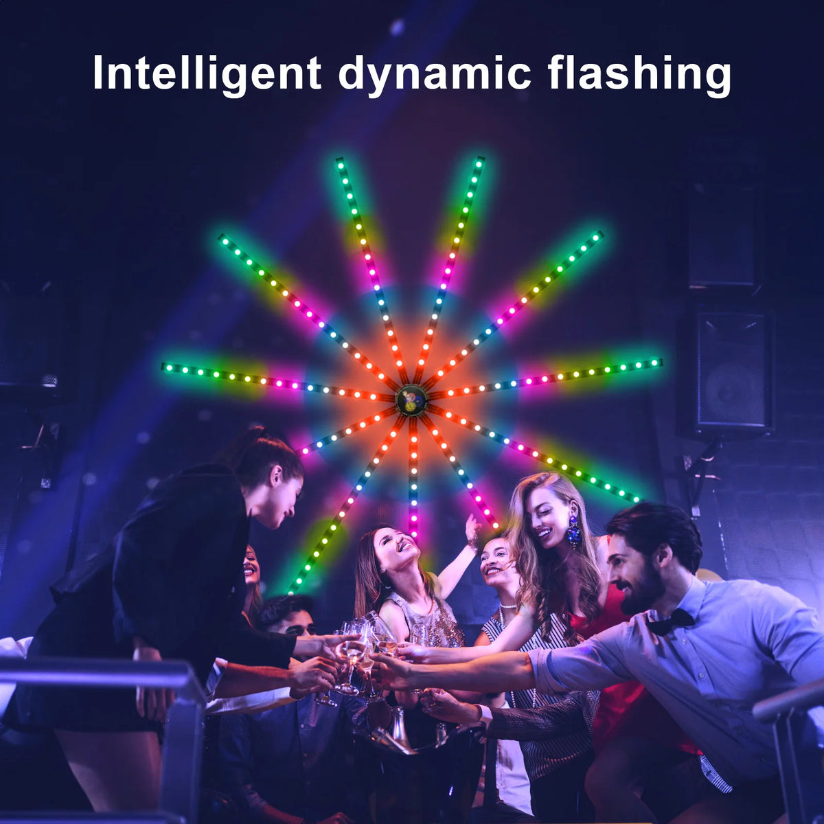 LumiBurst™ – Espectáculo de Luces de Fuegos Artificiales Sincronizado con la Música
