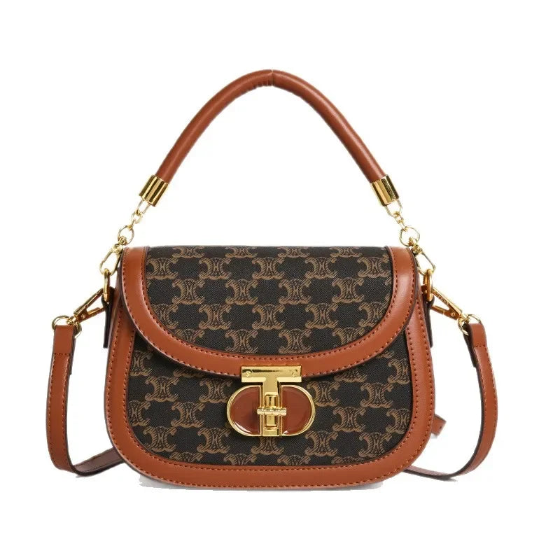 2025 Unique Niche Women's Saddle Bag - Simple Elegant Design - Adjustable Sophisticated Texture Shoulder Strap - Crossbody