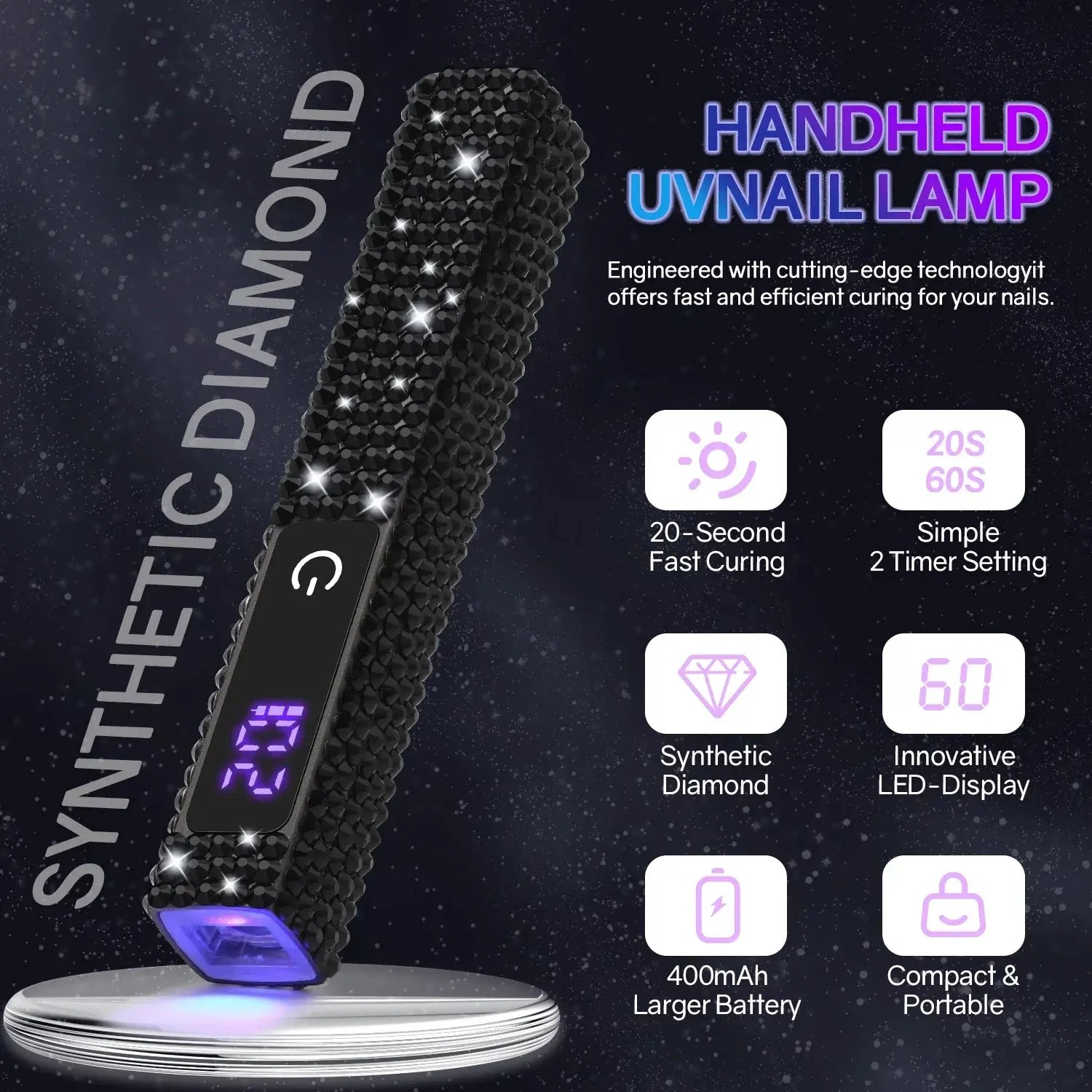 UV LED Nail Lamp Dryer Machine Portable USB Rechargeable Nail Dryer AliExpress