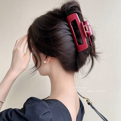 Soft Rubber Hair Clip Shark Clip Safe Soft Silicone Anti Collision Anti Fall Protect Head Hair Claws Hair Accessories for Women