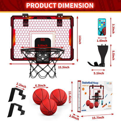 HoopMaster Mini: Indoor Basketball Fun with Scoreboard Shop1103846254 Store