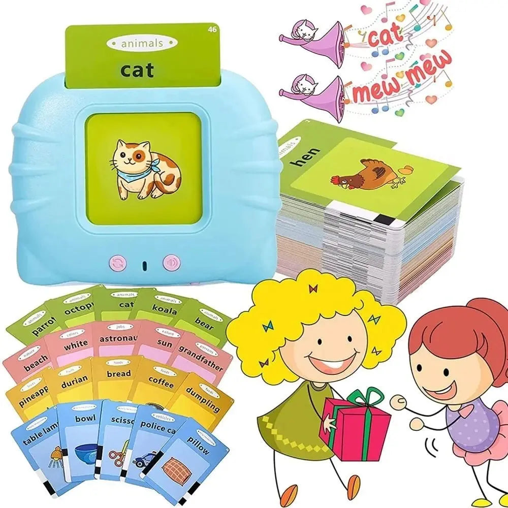 Juguetes para niños para aprender inglés, educación temprana inteligente, audio electrónico