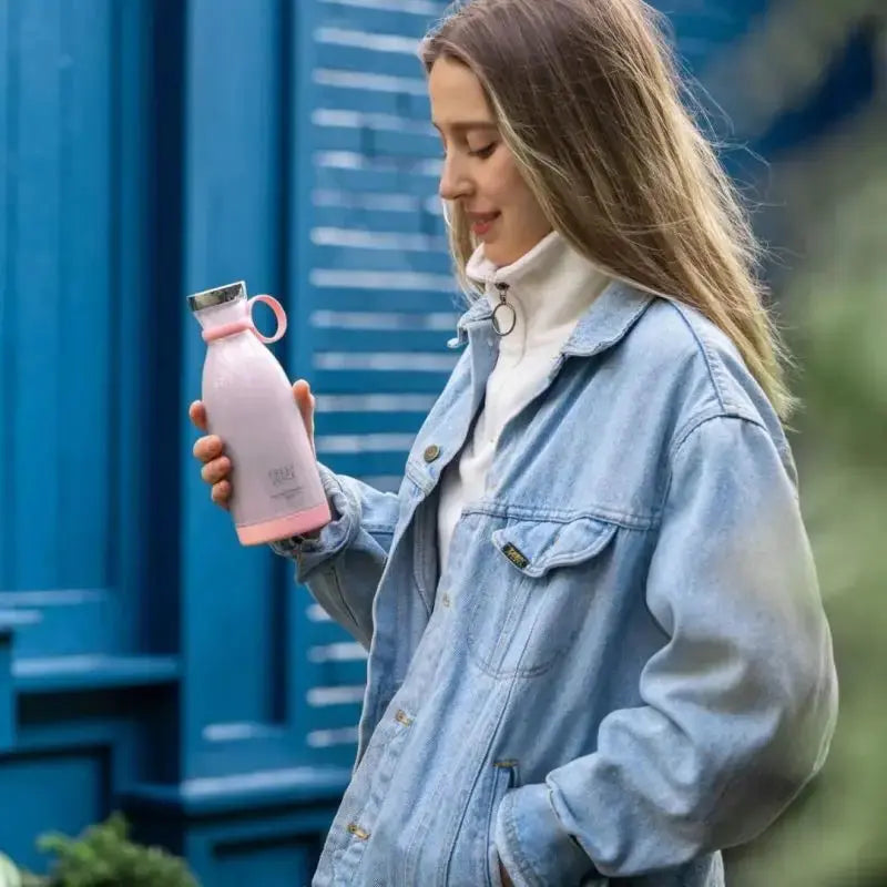 View details for Mini Juice Blender Portable Electric Juicer Bottle 6 Blades Shake