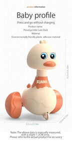 Baby Spielzeug Schaukel Ente Spielzeug Cartoon Presse Fahrzeuge gleiten Tier Trägheit zurückziehen Autos frühe Bildung Spielzeug für Kleinkinder Jungen Mädchen CONUSEA Official Store