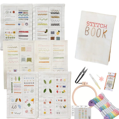 StitchCraft™ DIY Embroidery Book 🪡📘