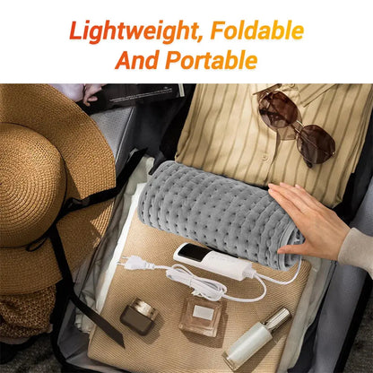 Winter Heater Mat with 4 Timer Waist Back Warmer Blanket Auto Shut Off AliExpress