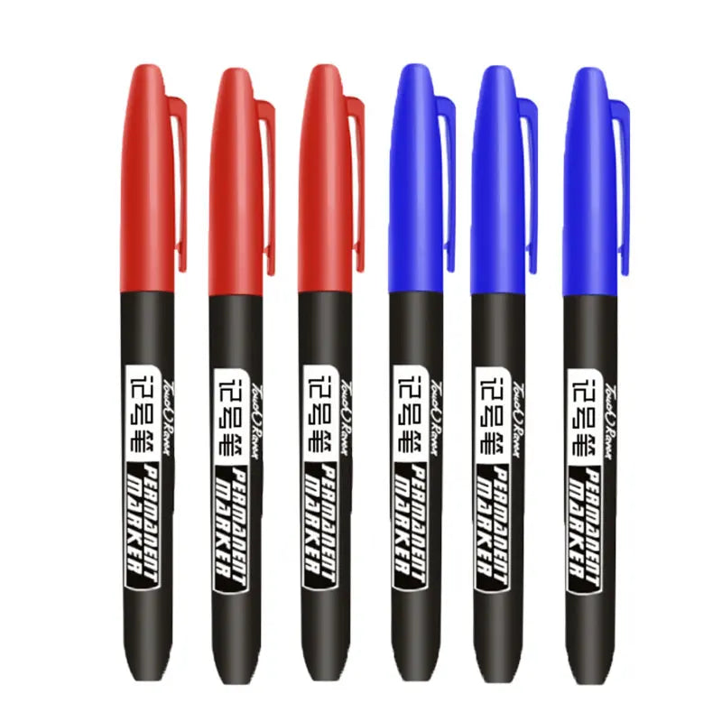 Permanent Marker Pen Manga Drawing Markers Black Blue Red Waterproof Ink Sketch Pens Stationery Art School Supplies Tiptop Co., LTD.