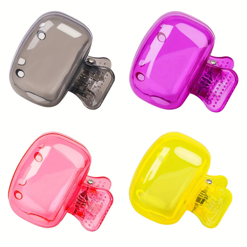 Travel Toothbrush Head Covers Toothbrush Protector Cap Brush Pod Case Protective Portable Plastic Clip For Household Travel Stone's Store