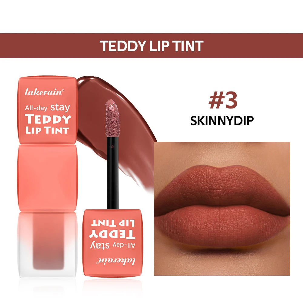 Teddy Tint PlushKiss – All-Day Velvet Lip Glam